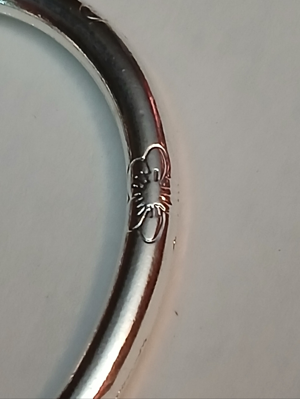 Thick Plated 999 Silver Solid Opening Bracelet - Picture 5 of 10